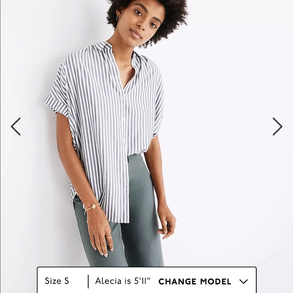 Madewell Central Shirt in Ballard Stripe